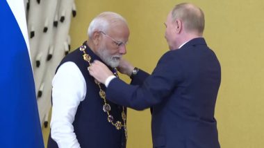 PM Modi Awarded With Highest Civilian Honor: प्रधानमंत्री नरेंद्र मोदी रूस के सर्वोच्च नागरिक सम्मान से सम्मानित, भारत के लोगों को किया इसे समर्पित