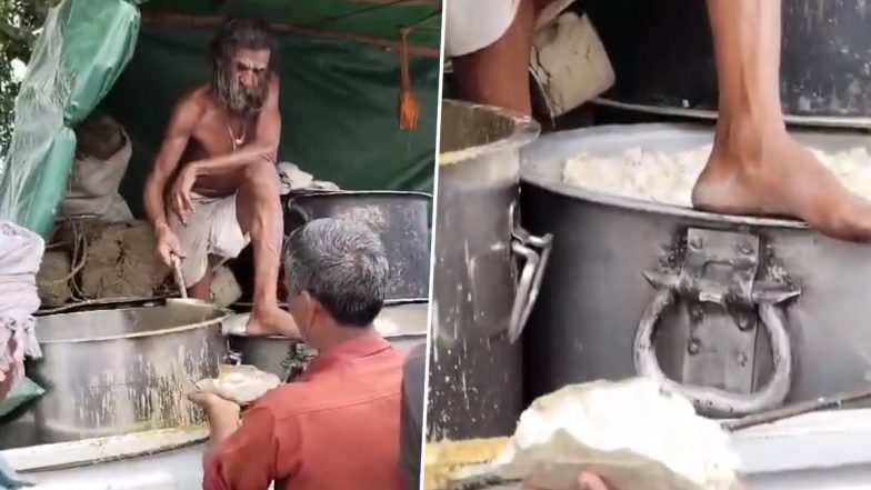 Video: खाने के बर्तन पर गंदे पैर रखकर बांट रहे है मुफ्त खाना, अयोध्या के वायरल वीडियो पर लोगों ने जताई नाराजगी