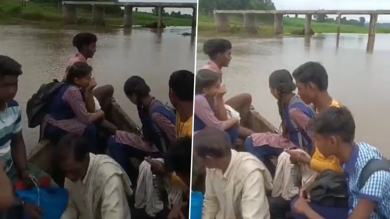 Video: गांव की नदी पर ब्रिज नहीं होने से बच्चे जान जोखिम में डालकर नाव से सफर करके जाते है स्कूल, मध्यप्रदेश के जैथारी गांव का हाल
