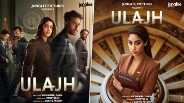 Ulajh Release Date:जाह्नवी कपूर स्टारर 'उलझ' का फर्स्ट लुक आया सामने, 2 अगस्त को सिनेमाघरों में देगी दस्तक (View Posters)