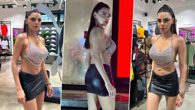 Sherlyn Chopra ने रिवीलिंग आउटफिट में दिए किलर पोज, एक्ट्रेस की कातिल अदाओं ने फैंस को किया घायल (View Pics)