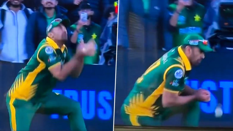 Wahab Riaz Drops&nbsp;Catch:&nbsp;भारत के खिलाफ&nbsp;WCL 2024 मैच में पाकिस्तान क्रिकेट टीम के&nbsp;चीफ सेलेक्टर वहाब रियाज ने&nbsp;छोड़ा आसान&nbsp;कैच, फैंस ने उड़ाया मजाक, देखें वीडियो