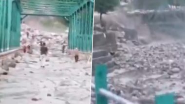 Manali Cloudburst Video: हिमाचल के मनाली में बादल फटने से आई तबाही, लेह हाईवे टूटने से यातायात ठप