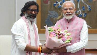 CM Hemant Soren Meets PM Modi: दिल्ली में पीएम मोदी से मिले झारखंड सीएम हेमंत सोरेन