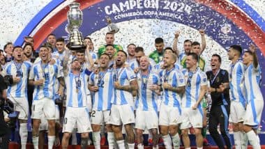 Argentina Wins Copa America 2024 Title: अर्जेंटीना ने रिकॉर्ड 16वीं बार जीता कोपा अमेरिका कप, फाइनल में कोलंबिया को 1-0 से हराया