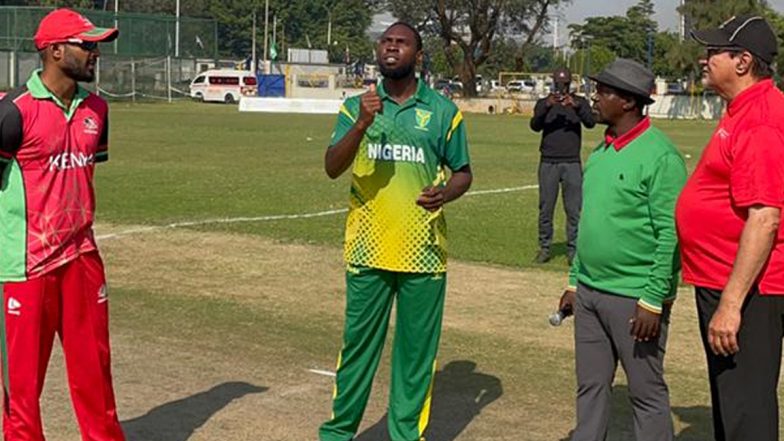NGA Beat KEN 3rd T20I 2024: नाइजीरिया ने तीसरे टी20 मैच में केन्या को 7 विकेट से हराकर किया बड़ा उलटफेर,&nbsp;विंसेंट अडेवो ने खेली तूफानी पारी