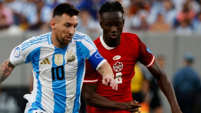 Argentina Beat Canada In Copa America 2024: अर्जेंटीना ने कोपा अमेरिका के फाइनल में बनाई जगह, सेमीफाइनल में कनाडा को 2-0 से हराया; लियोनेल मेस्सी ने दागा गोल