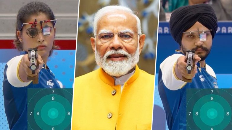 Paris Olympic 2024: शूटर मनु भाकर-सरबजोत सिंह ने ओलंप&zwj;िक में भारत को दिलाया दूसरा मेडल, सफलता के लिए  PM मोदी ने दी बधाई