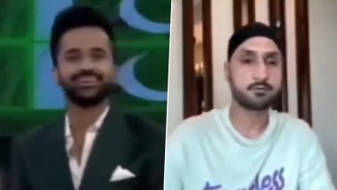 Harbhajan Singh Slams Pak Anchor: हरभजन सिंह ने लाइव टीवी शो पर पाकिस्तानी रिपोर्टर की लगाई क्लास, चैंपियंस ट्रॉफी विवाद के बीच पुराना वीडियो हुआ वायरल