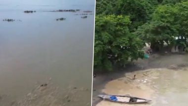 Assam Flood Video: असम के मोरीगांव में बाढ़ से जनजीवन अस्त-व्यस्त, पलायन करने को मजबूर हो रहे हैं लोग!