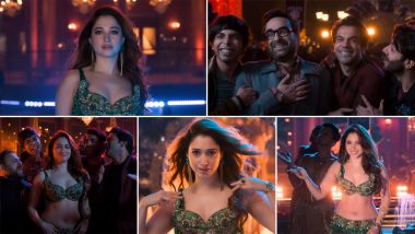 Stree 2 Song Aaj Ki Raat: तमन्ना भाटिया ने अपने सेक्सी ठुमकों से फ्लोर पर लगाई आग, फिल्म 15 अगस्त को सिनेमाघरों में देगी दस्तक (Watch Video)