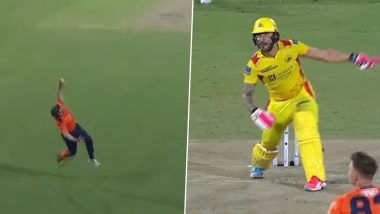 Corey Anderson Spectacular Catch In MLC: कोरी एंडरसन ने फाफ डु प्लेसिस को आउट करने के लिए एक हाथ से लपका शानदार कैच, वीडियो हुआ वायरल