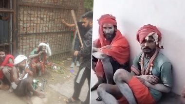 VIDEO: तीन साधुओं को बच्चा चोर समझकर पकड़ा, पुलिस की पूछताछ में सामने आया सच; यूपी के मेरठ की घटना