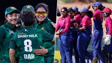 PAK vs UAE Women's Asia Cup 2024 Live Telecast On DD Sports & Other Platforms: आज सेमीफाइनल की दौड़ के लिए में पाकिस्तान और यूएई के बीच टक्कर, यहां जानें कब-कहां और कैसे देखें लाइव प्रसारण