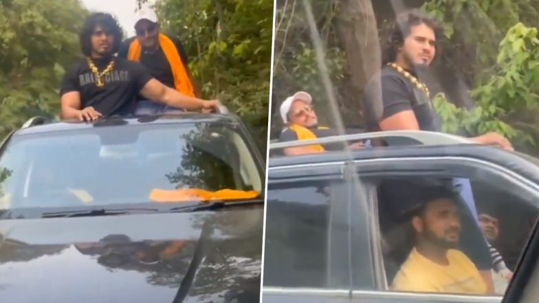 Uttarakhand Police Viral Video: धार्मिक स्थल पर गाडी का सनरूफ खोलकर स्टंटबाजी कर रहे युवाओं को पुलिस ने लगाई फटकार, उत्तराखंड के पौड़ी गढ़वाल की घटना