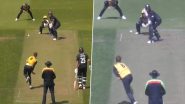 Surrey vs Glamorgan: गजब! बेन केलावे ने अपने बाएं और दाएं दोनों हाथों से गेंदबाजी करते हुए लिए विकेट, देखें वीडियो