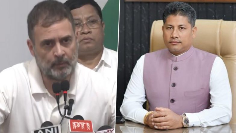 Rahul Gandhi Manipur Visit: राहुल गांधी ने असम में किसी भी बाढ़ प्रभावित क्षेत्र या राहत शिविर का दौरा नहीं किया; मंत्री पीयूष हजारिका ने किया दावा (View Tweet)
