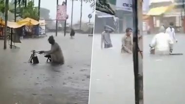 Video: नागपुर में भारी बारिश के कारण जन-जीवन प्रभावित, सड़कों पर जलभराव, लोगों के घरों में घुसा पानी, स्कुल कॉलेज को छुट्टी घोषित