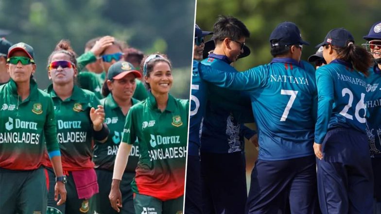 BAN vs THA Women's Asia Cup 2024 Live Telecast On DD Sports & Other Platforms: आज महिला एशिया कप में बांग्लादेश और थाईलैंड के बीच टक्कर, यहां जानें कब-कहां और कैसे देखें लाइव प्रसारण