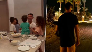 Ronaldo Enjoys Vacation With Family: परिवार के साथ छुट्टियां मना रहे क्रिस्टियानो रोनाल्डो, गर्लफ्रेंड जॉर्जिना रोड्रिग्ज ने शेयर की पुर्तगाली स्टार के साथ वीडियो, देखें पोस्ट