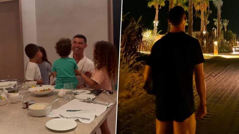 Ronaldo Enjoys Vacation With Family: परिवार के साथ छुट्टियां मना रहे क्रिस्टियानो रोनाल्डो, गर्लफ्रेंड जॉर्जिना रोड्रिग्ज ने शेयर की पुर्तगाली स्टार के साथ वीडियो, देखें पोस्ट
