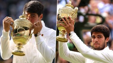 Wimbledon 2024 Final: कार्लोस अल्कराज ने नोवाक जोकोविच को हराकर लगातार दूसरी बार जीता विंबलडन का खिताब