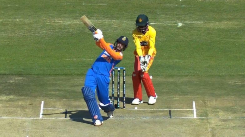 Abhishek Sharma Half Century: सलामी बल्लेबाज अभिषेक शर्मा ने जड़ा अपने टी20 इंटरनेशनल करियर का पहला अर्धशतक, जिम्बाब्वे को दूसरे विकेट की तलाश
