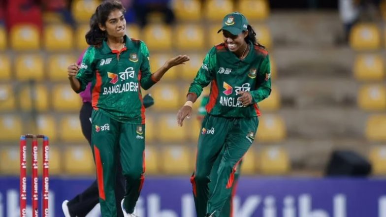BAN-W vs PAK-W Warm-up Match Scorecard: महिला टी20 विश्व कप के वार्म-अप मैच में बांग्लादेश ने पाकिस्तान को 23 रनों से हराया, देखें मैच का स्कोरकार्ड