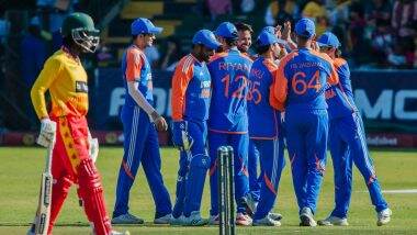 IND Beat ZIM, 5th T20I: आखिरी मुकाबले टीम इंडिया ने जिम्बाब्वे को 42 रनों से दी शिकस्त, सीरीज पर 4-1 से किया कब्जा