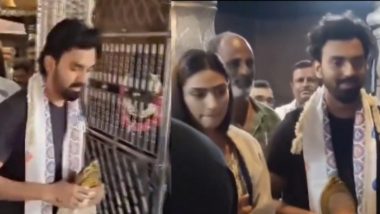 KL Rahul's Temple Visit Before Tour Of Sri Lanka: उडुपी में दुर्गापरमेश्वरी मंदिर पहुंचे केएल राहुल, पत्नी अथिया और साले अहान शेट्टी के साथ किया दर्शन