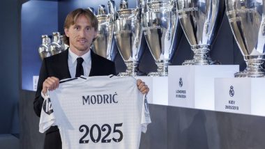 Luka Modric Extends Contract With Real Madrid: लुका मोड्रिक ने रियल मैड्रिड के साथ अनुबंध 2025 तक बढ़ाया, क्लब के कप्तान नियुक्त