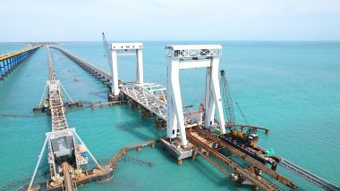 Pamban Sea Bridge: भारत का पहला वर्टिकल लिफ्ट समुद्री पुल! रामेश्वरम के पास पंबन में जल्द ही जनता के लिए खुल जाएगा ये धासू ब्रिज