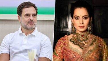 Kangana Ranaut Controversial Statement: 'राहुल गांधी हमेशा नशे में रहते हैं, उनका ड्रग्स टेस्ट होना चाहिए', कंगना रनौत का लोकसभा के नेता प्रतिपक्ष पर विवादित बयान (Watch Video)