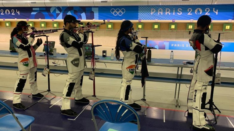 Shooting At Paris Olympics 2024 Live Streaming:&nbsp;10 मीटर एयर राइफल मिक्स्ड टीम शूटिंग क्वालिफिकेशन राउंड&nbsp;में भाग्य आजमाएंगे ये दिग्गज, यहां जानें कब- कहां और कैसे देखें लाइव एक्शन