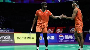 Badminton at Paris Olympics 2024 Live Streaming: बैडमिंटन के मेंस डबल्स ग्रुप स्टेज मैच में इंडोनेशिया के खिलाड़ियों से भिड़ेंगे सात्विक रंकीरेड्डी और चिराग शेट्टी, यहां जानें कैसे देखें लाइव मैच