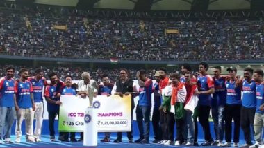 Team India Victory Parade: मुंबई में विश्व विजेताओं के सम्मान में उमड़ा जनसैलाब, वानखेड़े में टीम इंडिया का भव्य स्वागत