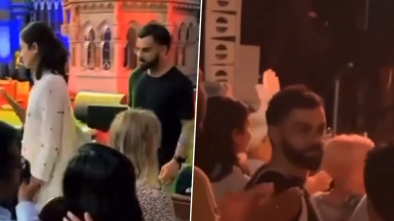 Anushka Sharma and Virat Kohli Attends Kirtan in London: अनुष्का शर्मा और विराट कोहली लंडन में कीर्तन में हुए शामिल, सोशल मीडिया पर वायरल हुआ वीडियो (Watch Video)