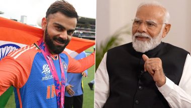 Virat Kohli Expresses Gratitude to PM Modi: टी20 विश्व कप की जीत की राह में पीएम मोदी के सपोर्ट के लिए विराट कोहली ने व्यक्त किया आभार, शेयर किया इमोशनल नोट, देखें पोस्ट