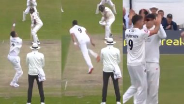 James Anderson Dismisses Haseeb Hameed: जेम्स एंडरसन ने हसीब हमीद को आउट कर समर का अपना पहला विकेट लिया