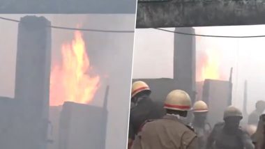 West Bengal Fire Video: कोलकाता में एक इंजन ऑयल फैक्ट्री में लगी भीषण आग, दमकल की 5 गाड़ियां मौके पर, काबू पाने की कोशिश जारी