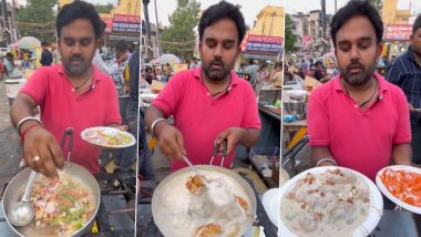 Dry Fruit Momos Video: दिल्ली के स्ट्रीट वेंडर ने बनाया 'ड्राई फ्रूट मोमोज', नेटिजन्स ने कहा- भैया हार्पिक डालना भूल गये क्या? (Watch Video)