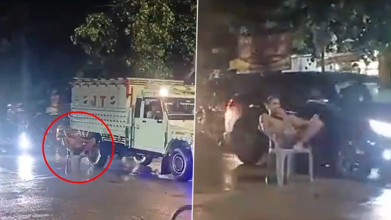 UP: प्रतापगढ़ में बीच सड़क पर नशे में धुत्त कुर्सी पर बैठा रहा शख्स, वीडियो वायरल होने के बाद पुलिस ने की कार्रवाई