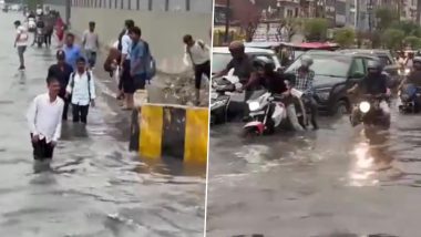 Delhi NCR Heavy Rain: दिल्ली/एनसीआर में तेज बारिश से सड़कें बनी दरिया, जलभराव ने बढ़ाई लोगों की मुसीबत- VIDEO