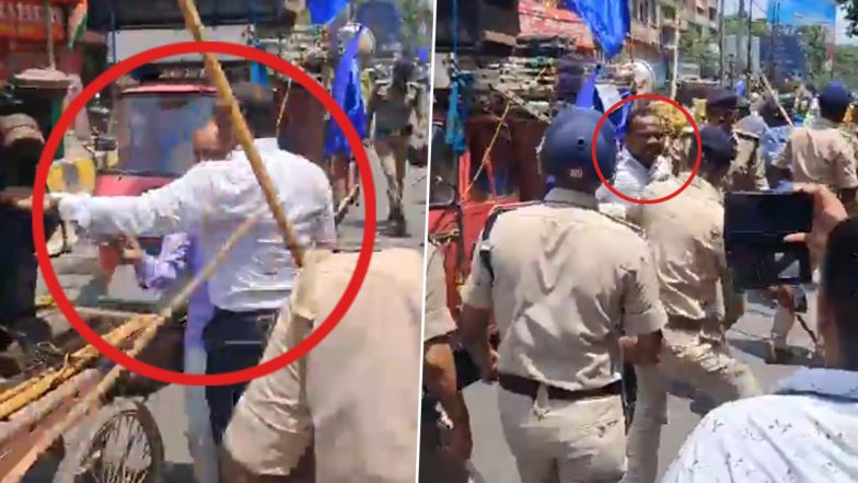 Caught on camera: पटना में पुलिसवाले ने गलती से एसडीएम पर ही भांज दी लाठी, वायरल हुआ VIDEO