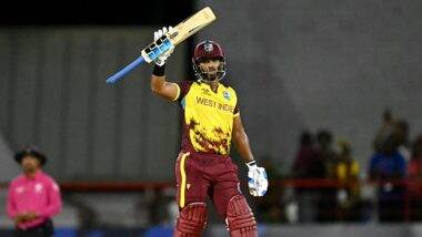 Nicholas Pooran Smashes 4 Sixes in a Row: साउथ अफ्रीका के खिलाफ पहले T20I में निकोलस पूरन ने मचाया कोहराम, नांद्रे बर्गर के ओवर में लगाए लगातार चार छक्के, देखें वीडियो