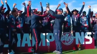 Toronto Nationals Wins Global T20 Canada 2024 Final: मॉन्ट्रियल टाइगर्स को हराकर टोरंटो नेशनल्स ने जीती ग्लोबल टी20 कनाडा की ट्राफी, देखें सेलिब्रेशन का शानदार वीडियो