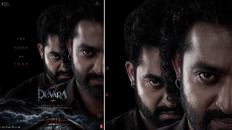 Devara &ndash; Part 1: 'देवारा' में देखने मिलेगा Jr NTR का डबल रोल, कोराताला शिवा की एक्शन फिल्म 27 सितंबर को सिनेमाघरों में देगी दस्तक (View Poster)