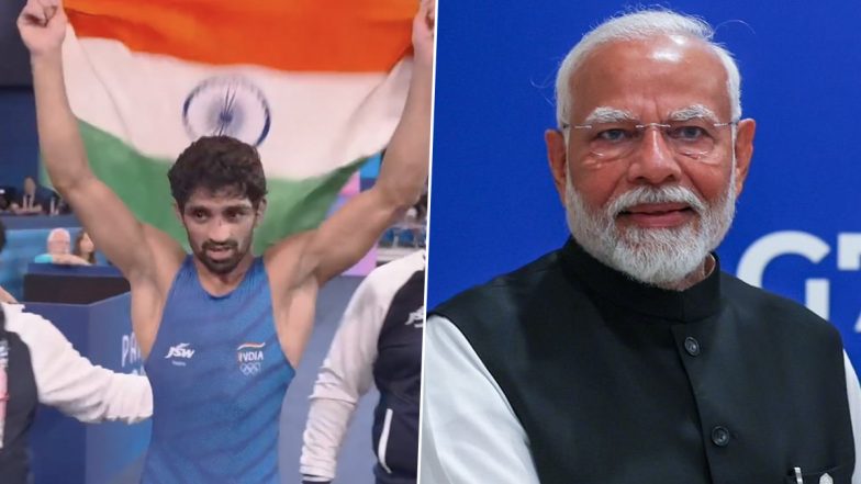 PM Modi Congratulates Aman Sehrawat: ब्रॉन्ज मेडल जीतने पर पीएम मोदी ने अमन सहरावत को दी बधाई, ट्वीट कर कहीं यह बात