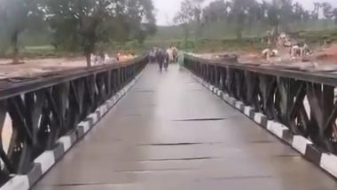 Wayanad Bridge Video: भारतीय सेना ने रिकॉर्ड समय में बना डाला 190 फीट लंबा बेली ब्रिज, 31 घंटे में किया तैयार