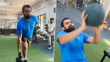 Mohammed Shami Training Video: टीम इंडिया में वापसी के लिए NCA में कड़ी मेहनत कर रहे मोहम्मद शमी, देखें वीडियो